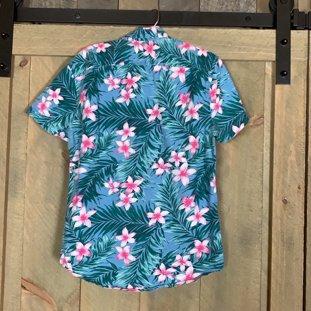 J. Crew floral print Hawaiian shirt size Small - Picture 4 of 10